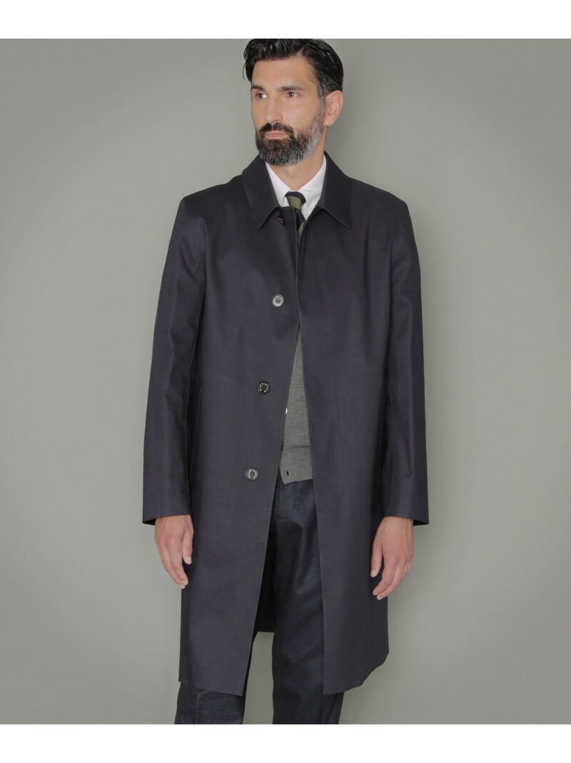 【MACKINTOSH】【NEW DUNKELD】ゴム引きステンカラーコート MACKINTOSH LONDON マッキントッシュ ロンドン ジャケット・アウター ステンカラーコート ネイビー グレー ベージュ【送料無料】[Rakuten Fashion]