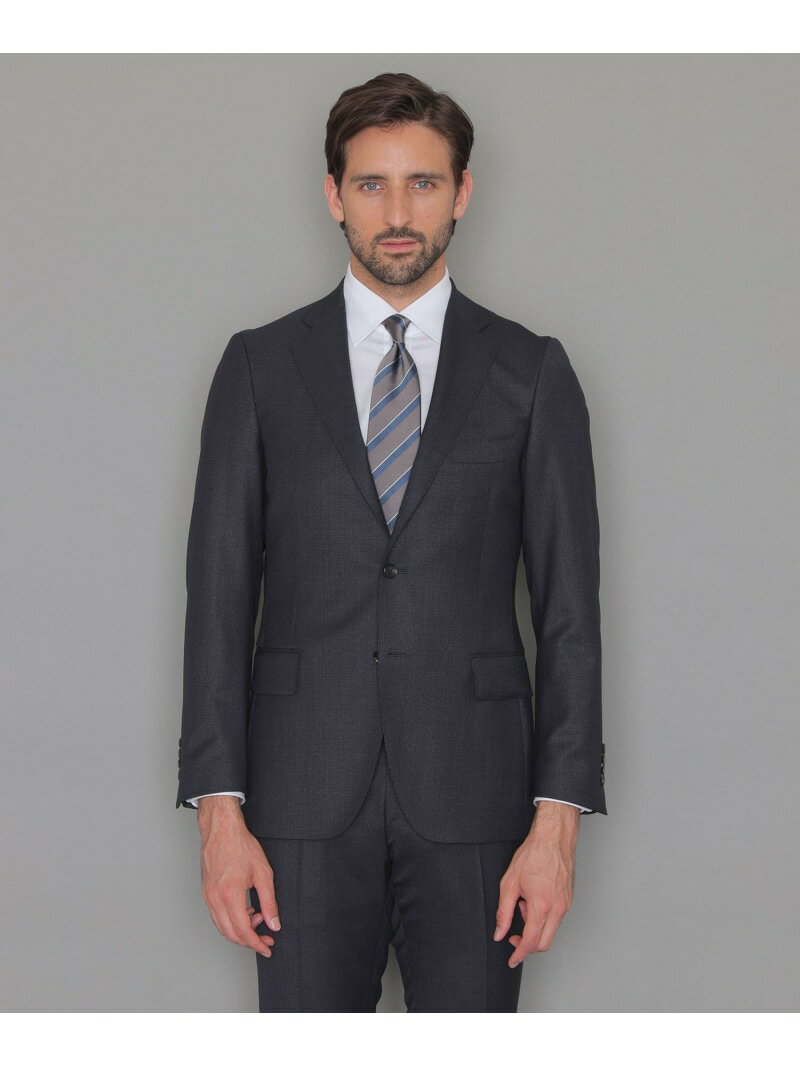 【SALE／25%OFF】【NEW BRIDGE】Super110's マイクロチェックスーツ MACKINTOSH LONDON マッキントッシュ ロンドン スーツ・フォーマル スーツジャケット ネイビー【RBA_E】【送料無料】[Rakuten Fashion]