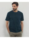 【WEB・一部店舗限定】パネルリンクス半袖Tシャツ MACKINTOSH LONDON マッキントッシュ ロンドン トップス カットソー・Tシャツ ネイビー ブ...