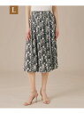 【L】【BIBURY FLOWER】トーナルバイブリーフラワージャージスカート MACKINTOSH LONDON マッキントッシュ ロンドン スカート その他...