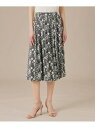 【BIBURY FLOWER】トーナルバイブリーフラワージャージスカート MACKINTOSH LONDON マッキントッシュ ロンドン スカート ロング・マキ...