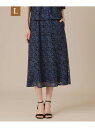 【L】ボタニカルレーススカート MACKINTOSH LONDON マッキントッシュ ロンドン スカート その他のスカート ブラック ネイビー【送料無料】[Ra...