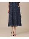 ボタニカルレーススカート MACKINTOSH LONDON マッキントッシュ ロンドン スカート ロング・マキシスカート ネイビー ブラック【送料無料】[Ra...