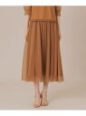 シアージャージスカート MACKINTOSH LONDON マッキントッシュ ロンドン スカート ロング・マキシスカート ベージュ ネイビー ブルー【送料無料】...