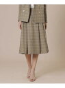 【SALE/25%OFF】ウールトロスカート MACKINTOSH LONDON マッキントッシュ ロンドン スカート ロング・マキシスカート ベージュ ネイビ...