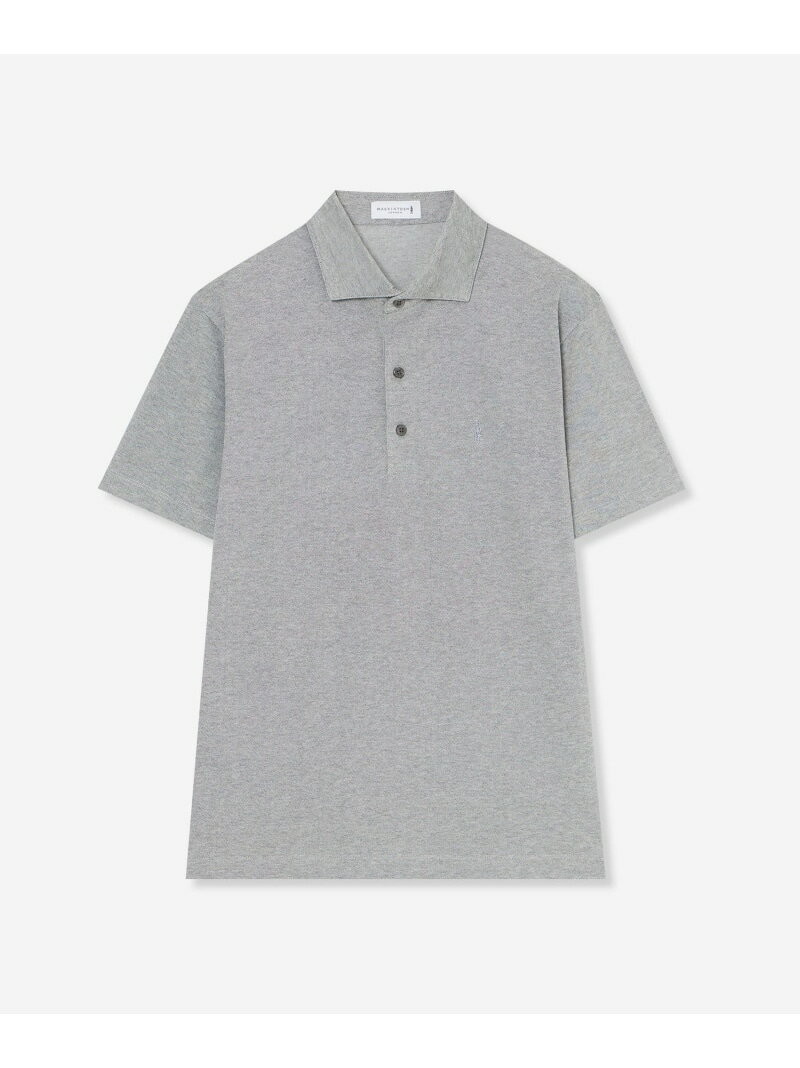 【SALE／33%OFF】コットンCOOLMAX鹿の子ポロシャツ MACKINTOSH LONDON マッキントッシュ ロンドン トップス ポロシャツ ホワイト グレー ブルー ブラック グリーン【RBA_E】【送料無料】[Rakuten Fashion]