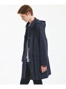 マッキントッシュ 【SALE／50%OFF】【80周年記念アイテム】2WAYストレッチダブルクロス フーデッドコート MACKINTOSH PHILOSOPHY マッキントッシュ フィロソフィー ジャケット・アウター ステンカラーコート ブルー グレー ブラック【RBA_E】【送料無料】[Rakuten Fashion]