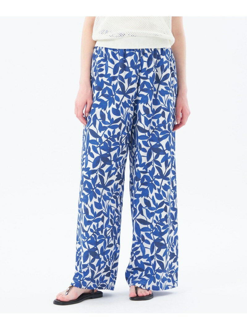 【SALE／16%OFF】リーフプリントイージーパンツ MACKINTOSH PHILOSOPHY マッキントッシュ フィロソフィー パンツ その他のパンツ ブルー【RBA_E】【送料無料】[Rakuten Fashion]のサムネイル