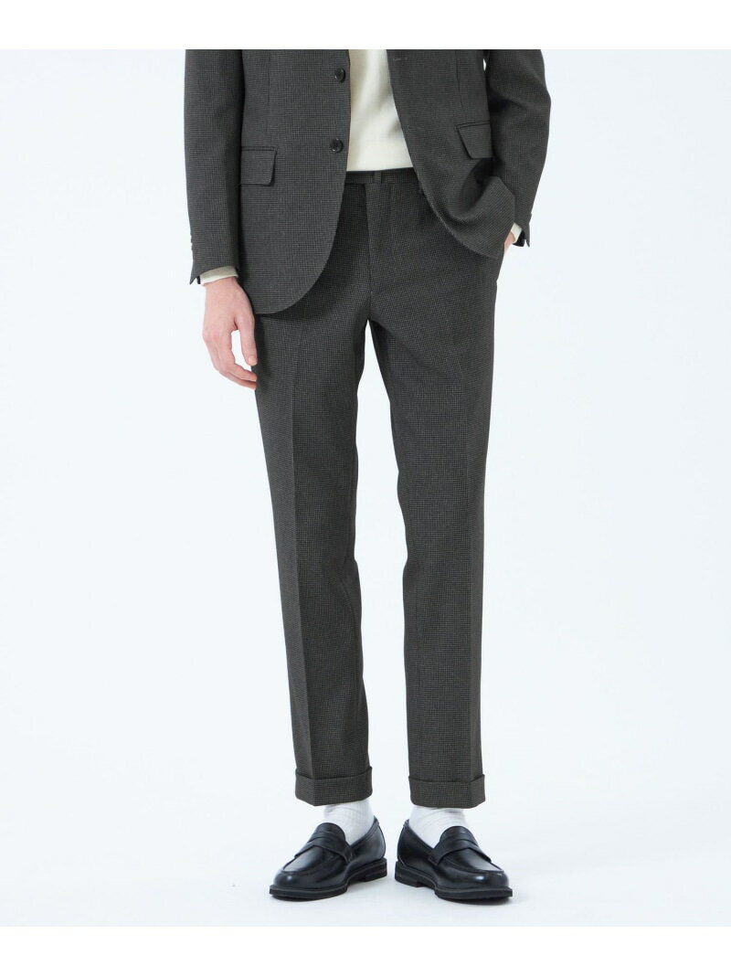 トロッター トラウザーズ#051 ストレッチドビー/千鳥 MACKINTOSH PHILOSOPHY マッキントッシュ フィロソフィー パンツ スラックス・ドレスパンツ ベージュ ネイビー【送料無料】[Rakuten Fashion]