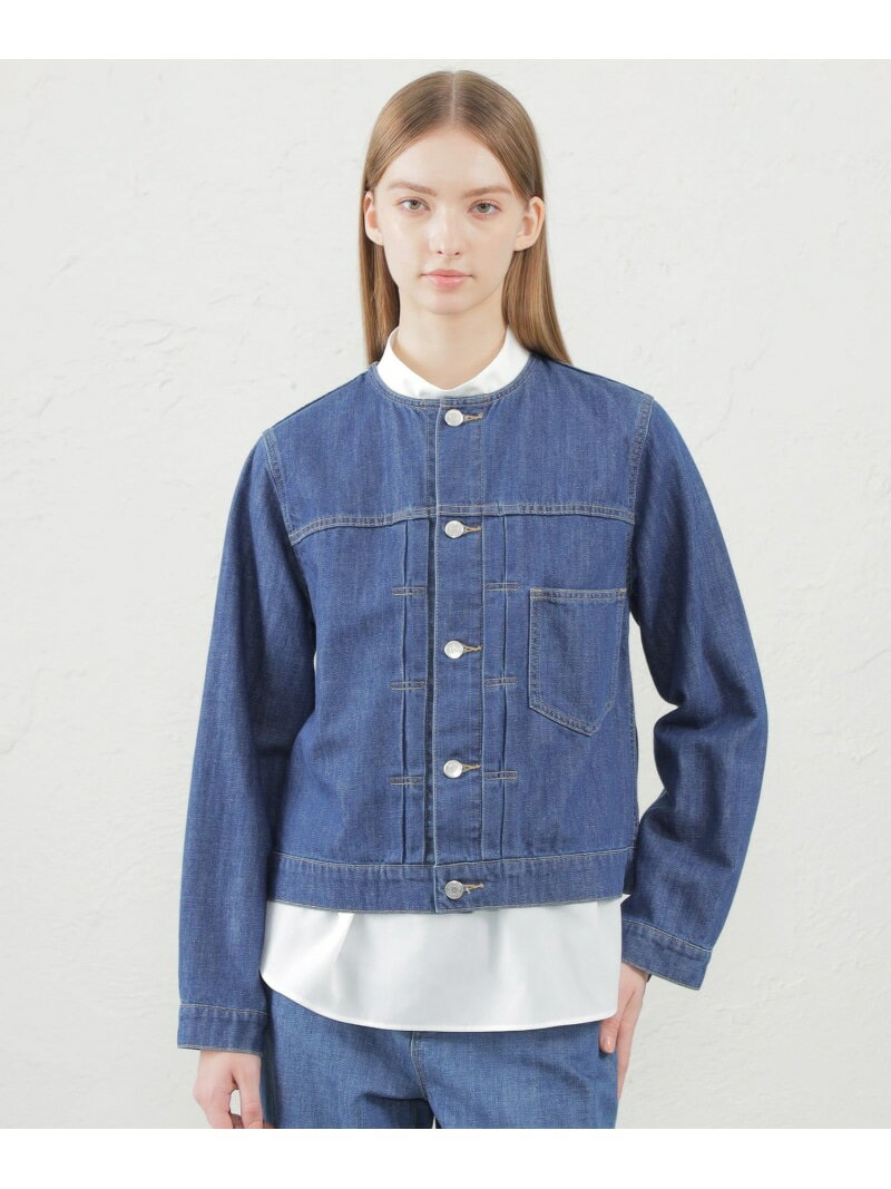 コットンリネンデニムジャケット MACKINTOSH PHILOSOPHY マッキントッシュ フィロソフィー ジャケット・アウター ブルゾン・ジャンパー ブルー ネイビー【送料無料】[Rakuten Fashion]のサムネイル