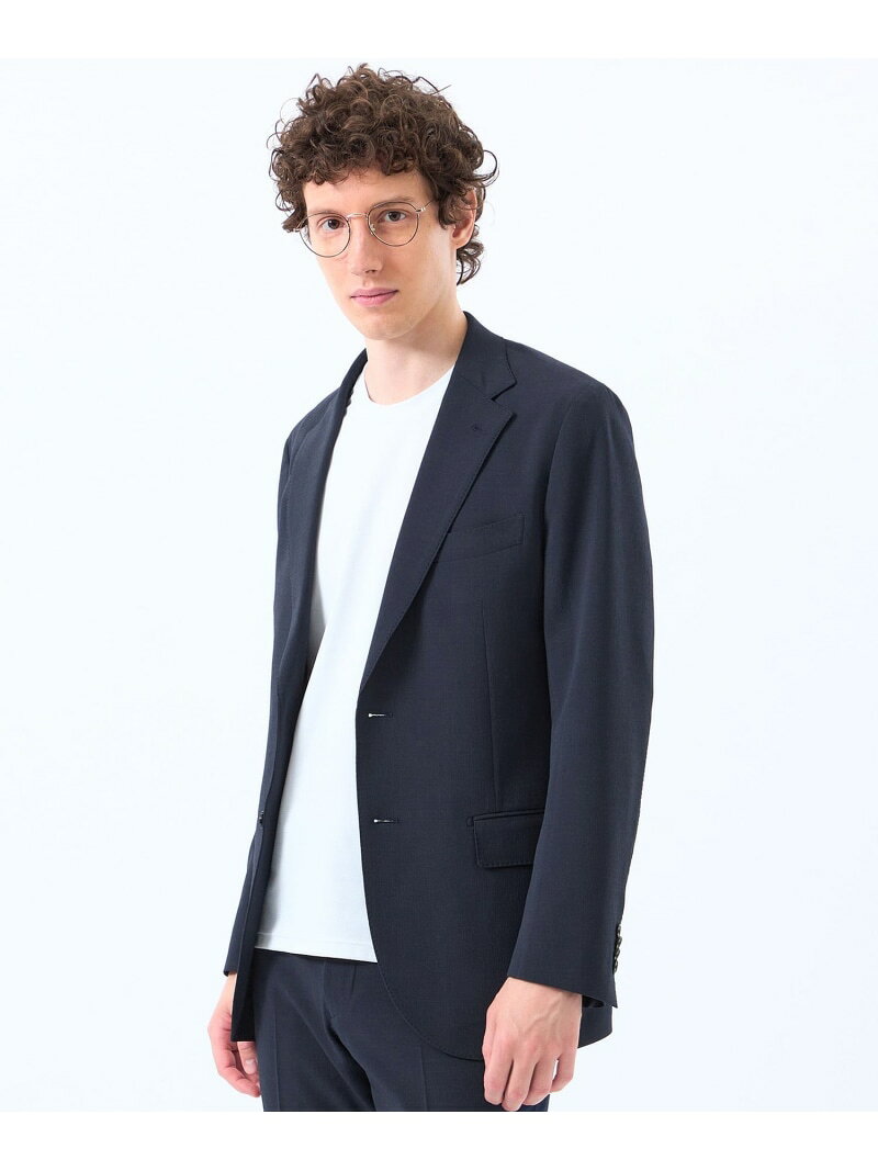 デニム ジャケット メンズ 肩パッド ショート アメリカン カジュアル ファッション 長袖 青 グレー