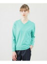 【SALE/58%OFF】アーガイルVネックニット MACKINTOSH PHILOSOPHY マッキントッシュ フィロソフィー トップス ニット グリーン ネ...