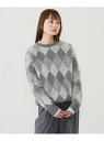 【SALE/50%OFF】GREY LABEL アーガイルシャギープルオーバー MACKINTOSH PHILOSOPHY マッキントッシュ フィロソフィー ト...