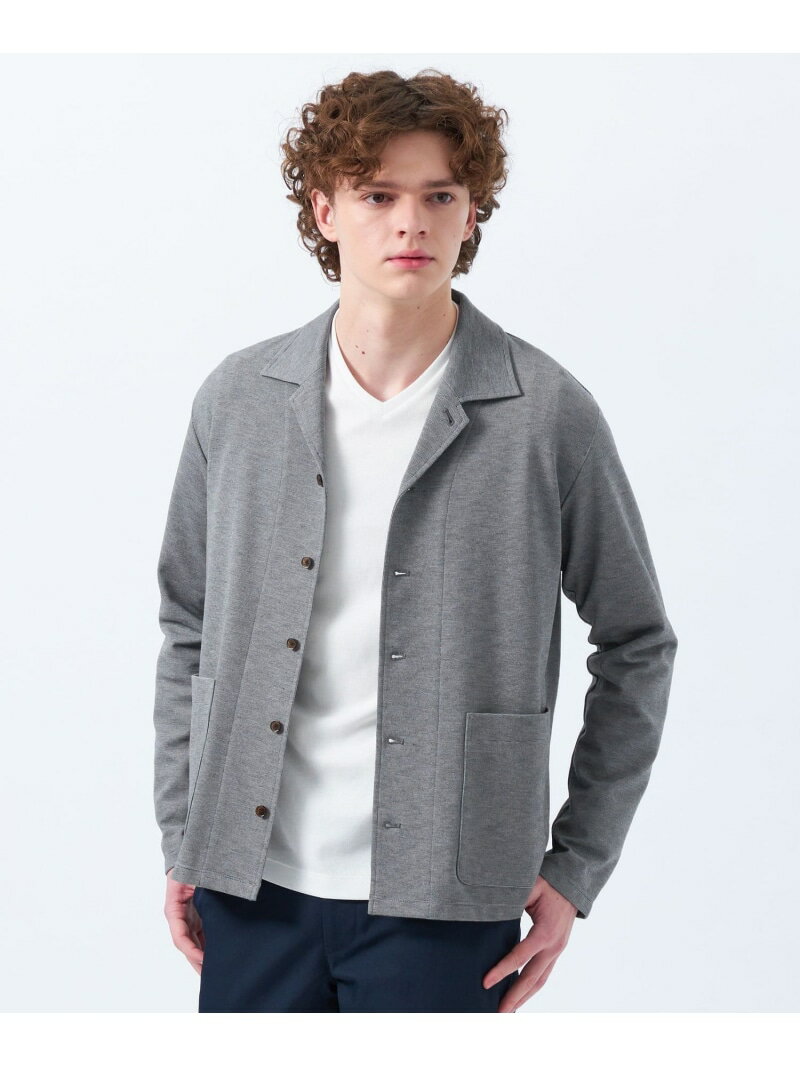 楽天MACKINTOSH PHILOSOPHY【SALE／36％OFF】ストレッチミラノリブ シャツカーディガン MACKINTOSH PHILOSOPHY マッキントッシュ フィロソフィー ジャケット・アウター ブルゾン・ジャンパー グレー ネイビー【RBA_E】【送料無料】[Rakuten Fashion]