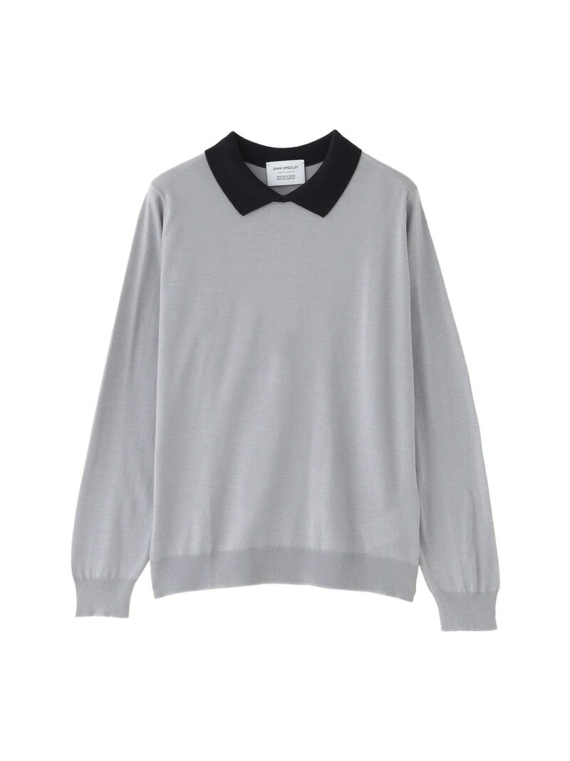 【JOHN SMEDLEY】バイカラーニットポロシャツ MACKINTOSH PHILOSOPHY マッキントッシュ フィロソフィー トップス ニット グレー ブラック ネイビー ベージュ【送料無料】[Rakuten Fashion]