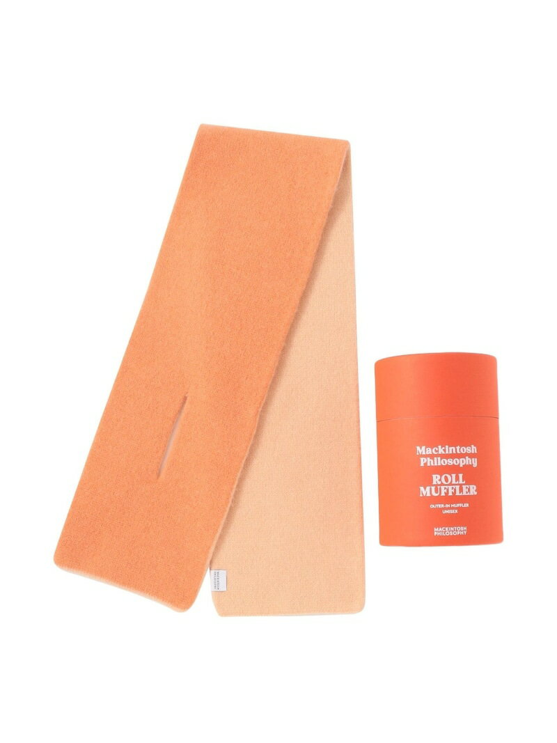 ロールマフラー MACKINTOSH PHILOSOPHY マッキントッシュ フィロソフィー ファッション雑貨 マフラー・ストール・ネックウォーマー ピンク ブルー ブラウン【送料無料】[Rakuten Fashion]