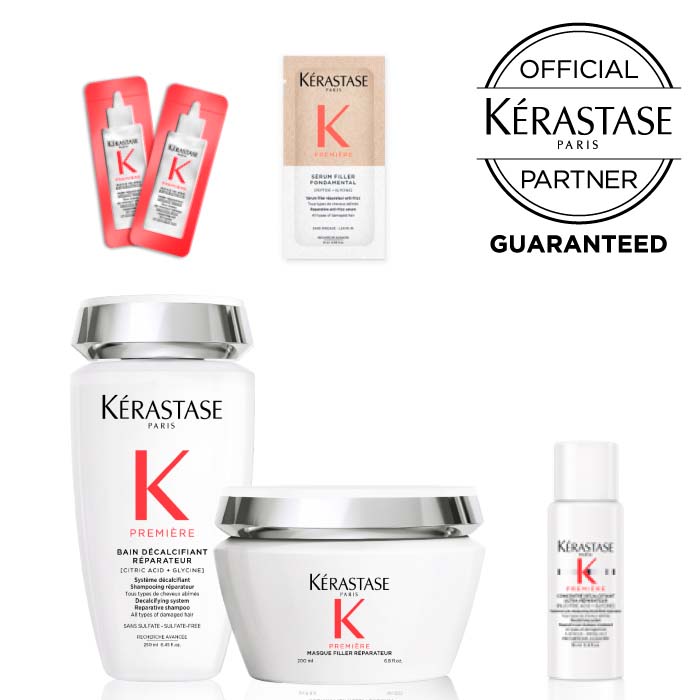 ワンダフルデー【ポイント最大20倍】 【10％OFFクーポン/正規販売店/あす楽】 KERASTASE ケラスターゼ PM PREMIERE バン デカルシファイ 250ml マスク RAC リペア 200ml ユイル リペアSH ダメージR コンサントレDLX セラム リペアフォンダンSHのサムネイル