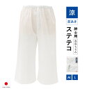 全品対象★最大1000円クーポン配布中☆10/30まで ステテコ メンズ 男性用 男性 綿 夏用 通年 下着 インナー 浴衣 着物 作務衣 肌着 本格 定番 ホワイト 白 さらさら 涼しい べた付かない M L LL メール便対応 送料無料