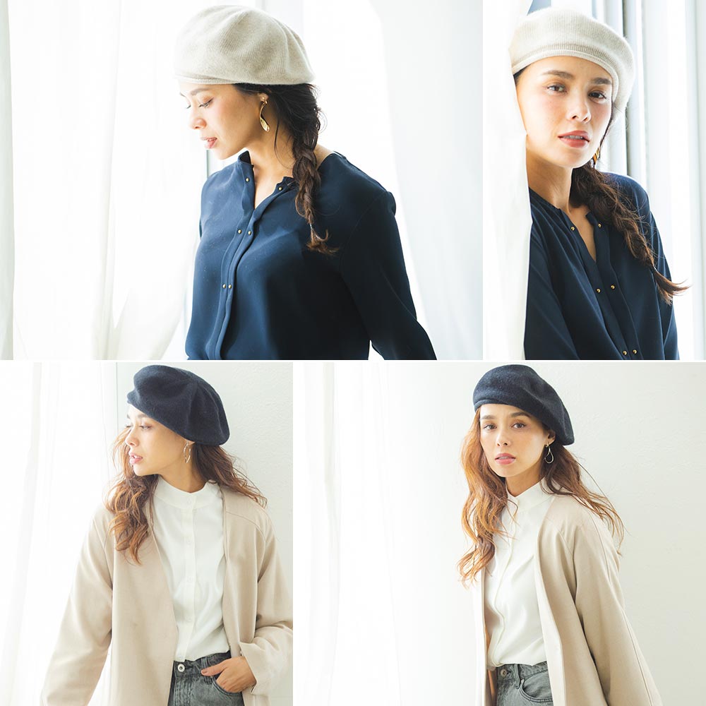 【ネコポス送料無料】カシミヤベレー帽 カシミヤ100% カシミア ストール ファー ニット 帽子 おしゃれ 新作 マフラー レディース メンズ 秋冬 クリスマス ギフト 秋 冬【2020aw】9810