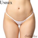 Tバック 下着 セクシー unisex 【ユニセックス】Gストリングショーツ・ホワイト