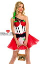 セクシー 即納 MUSICLEGS ミュージックレッグス 正規品 コスプレ 過激 ハロウィン チェリーワンピースコスチューム レディース ROMA COSTUME 正規品 ローマコスチューム セクシーコスチューム 【送料無料】