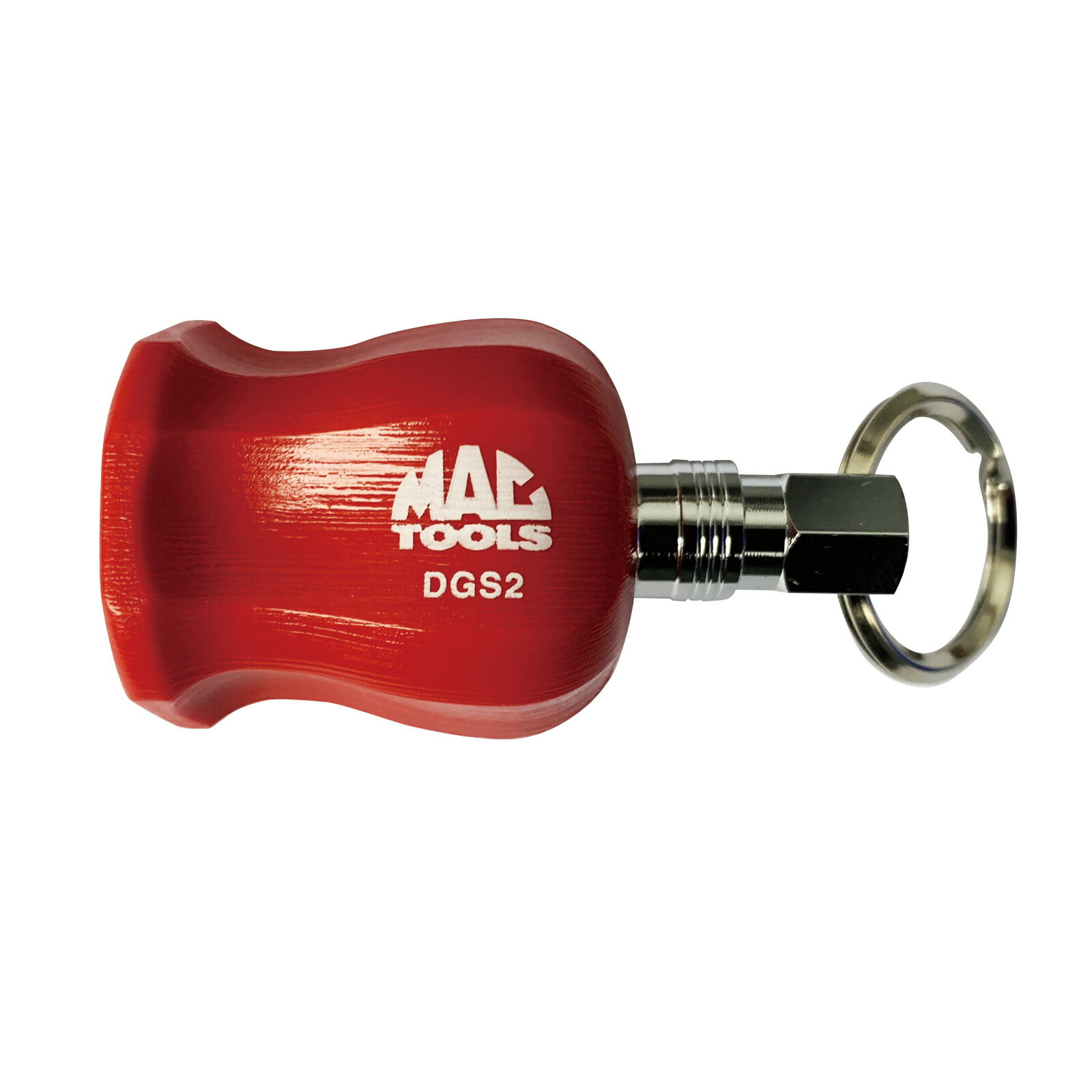 MAC TOOLS ペンタグリップドライバーグリップキーリング レッド KHDGS2R