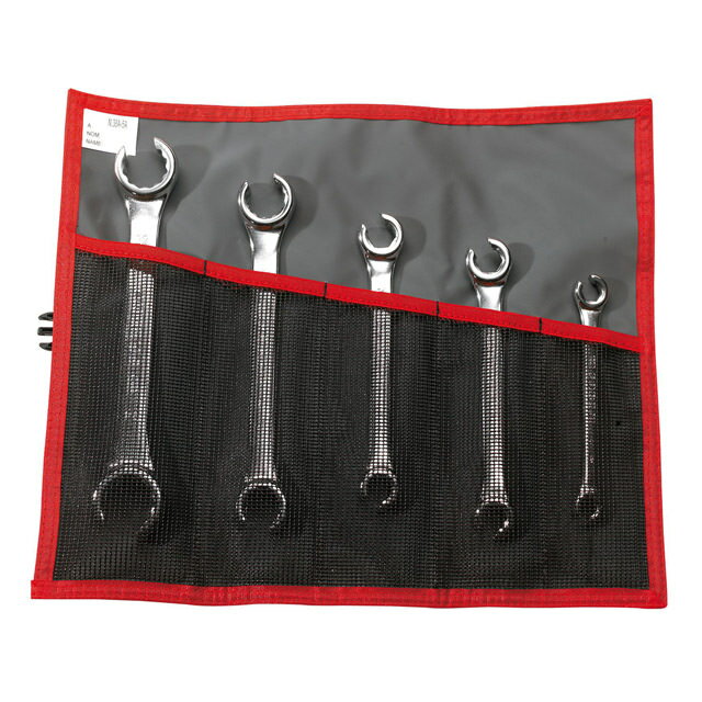 Rakuten - FACOM（ファコム） 5pc. 15°アングル・メトリック・フレアナットレンチセット 42.JE5T