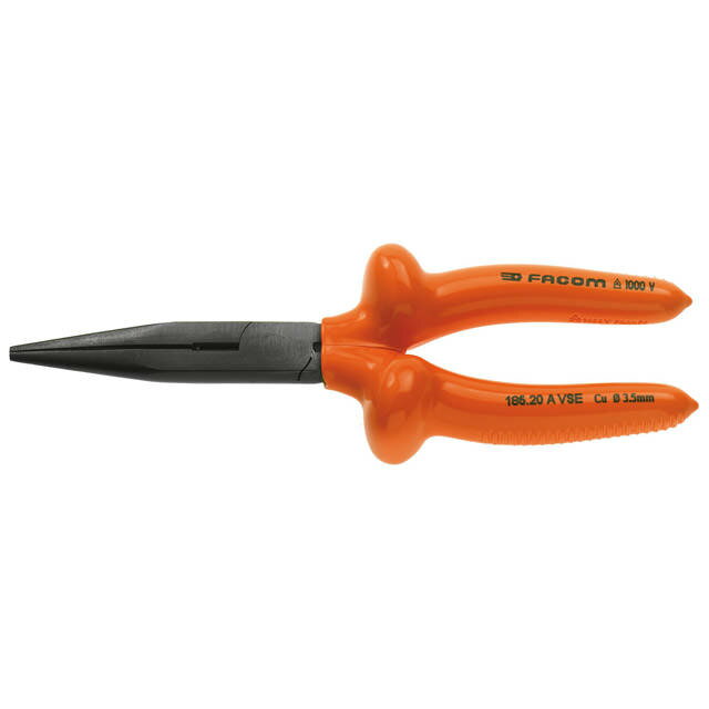 Rakuten - FACOM（ファコム） 絶縁インシュレーテッド・ロングノーズプライヤー 185.20AVSE