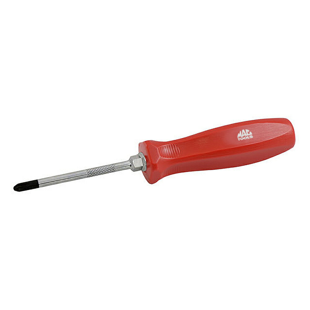 Rakuten - MAC TOOLS（マックツールズ） ペンタグリップスクリュードライバー プラス#2(細軸) （グリップ:レッド) DP0208R