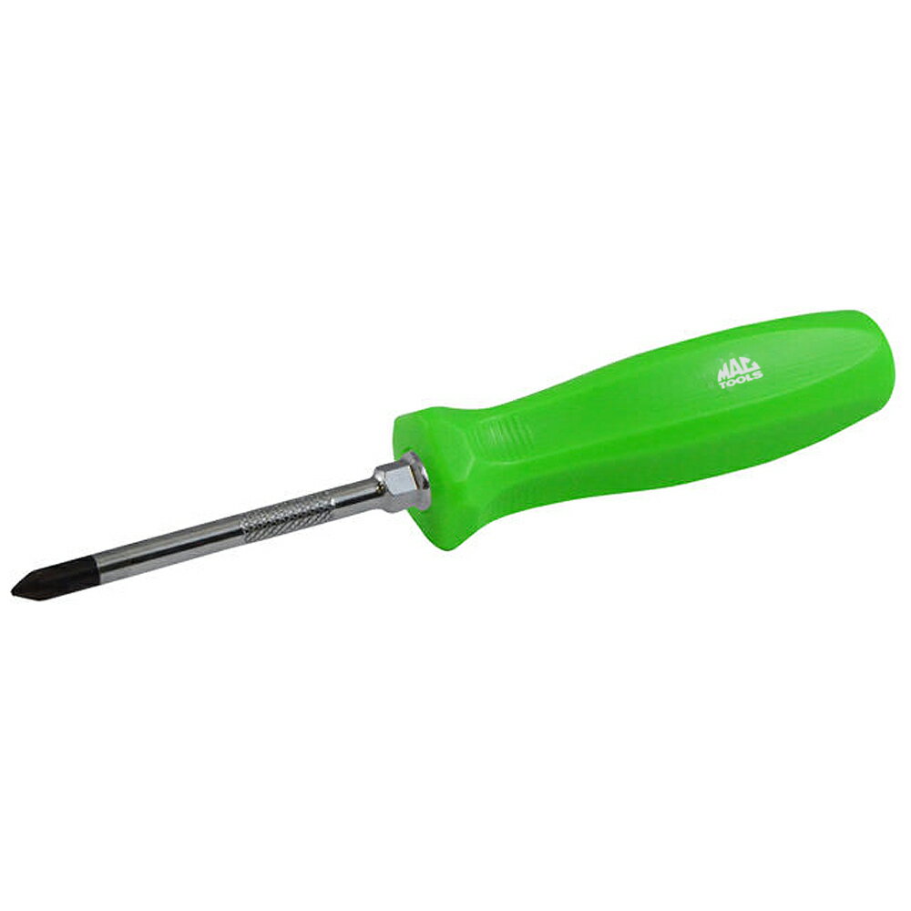 Rakuten - MAC TOOLS（マックツールズ） ペンタグリップスクリュードライバー プラス＃1 （グリップ:グリーン) DP108G