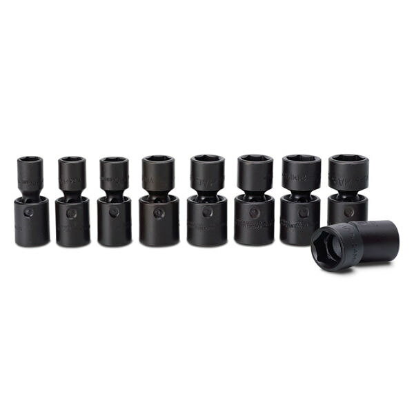 MAC TOOLS（マックツールズ） 9Pc. 1/2" ドライブ メトリック ユニバーサル インパクトソケットセット ..