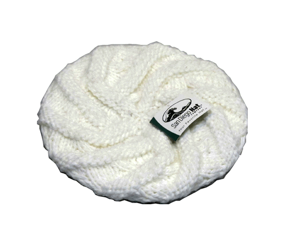 ��San Diego Hat��KNH3008 Cable Knit Beret �����֥롦�˥åȡ��٥졼�ڥ᡼�����б���