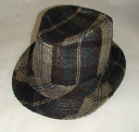 ySanDiegoHatzMen's Plaid Fedora