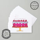 まとめ売り10枚☆バースデーカード・マカロンケーキ/BIRTHDAY CARD グリーティングカード メッセージカード 感謝 ギフト プレゼント ギフト 誕生日...