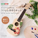 オリジナルを作れる ウクレレ 手作りキット 21インチ(ソプラノ)