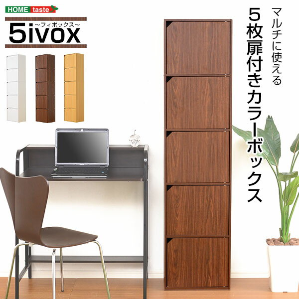Rakuten - A4サイズ収納OK！扉付きカラーボックス【-5ivox-フィボックス】