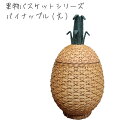 ラタンバスケット フタ付 フルーツシリーズ アップル パイナップル 幅38×奥行き38×高さ70cm 贈答 プレゼント 贈り物