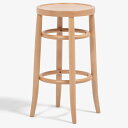 送料無料 セミオーダー 秋田木工 Akimoku BENT WOOD スツール 曲木 ブナ Stool カウンターチェア 座面高60cm No,209-C板座