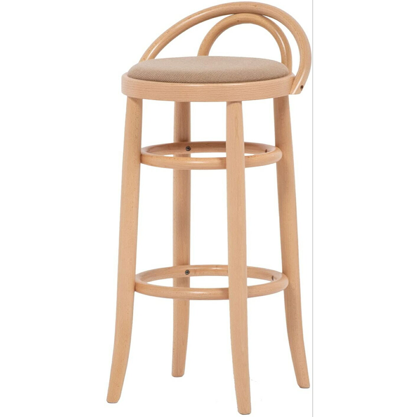 送料無料 セミオーダー 秋田木工 Akimoku BENT WOOD スツール 曲木 ブナ Stool カウンターチェア 座面高62cm No,2091-U