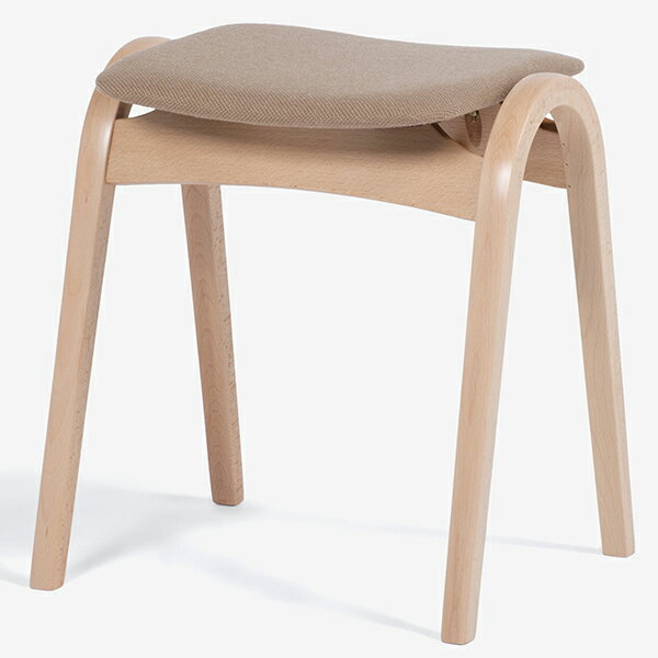 送料無料 セミオーダー 秋田木工 Akimoku BENT WOOD スツール 曲木 ブナ材 剣持勇 スタッキング Stool No,202