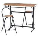 テーブル チェアー カウンターセット コンパクト カウンターテーブル & チェアー 3点セット 3060−1