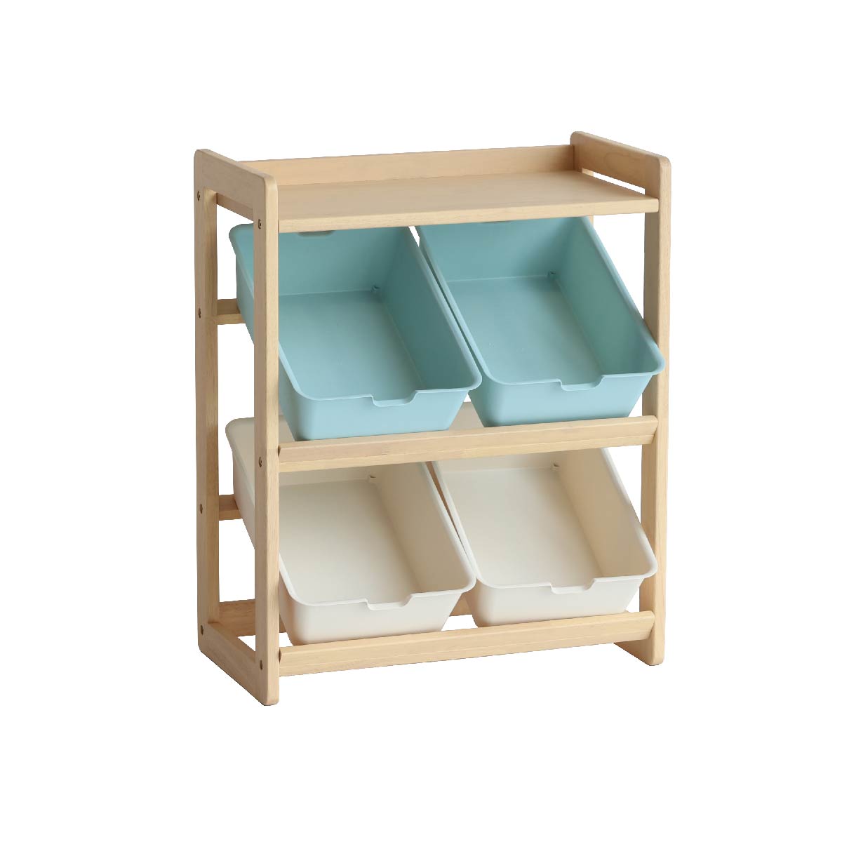 おもちゃ 収納 ラック ボックス 男の子 女の子 赤ちゃん おもちゃ収納 おもちゃ箱 コンパクト トイボックス 木製 棚 片づけ 子供部屋 キッズスペース ナチュラル おしゃれ Kids Toybox Rack-buzz- ILR-3581