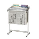 ナカキン 新聞架 5本掛 マガジンラック付 563S-WG 送料無料 クーポン 配布中 メーカー直送 代引き・期日指定・ギフト包装・注文後のキャンセル・返品不可 欠品の場合、納品遅れやキャンセルが発生します