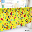 カフェカーテン アルファベット 1000×450mm 黄・41605 送料無料 クーポン 配布中 メーカー直送 代引き・期日指定・ギフト包装・注文後のキャンセル・返品不可 欠品の場合、納品遅れやキャンセルが発生します