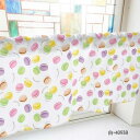 カフェカーテン マカロン 800×450mm 白・40938 送料無料 クーポン 配布中 メーカー直送 代引き・期日指定・ギフト包装・注文後のキャンセル・返品不...
