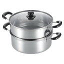 パートナーズセッション 蒸し上手 ステンレス2段蒸し器 26cm R-0201 送料無料 クーポン 配布中 メーカー直送 代引き・期日指定・ギフト包装・注文後のキャンセル・返品不可 欠品の場合、納品遅れやキャンセルが発生します