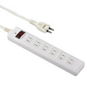 OHM 発煙ガードスイッチ付タップ 6個口 2m HS-T62HJ3-W 送料無料 クーポン 配布中 メーカー直送 代引き・期日指定・ギフト包装・注文後のキャン...