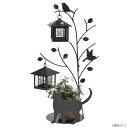 10%0FF セトクラフト シルエットソーラー(Tree&Cat)2灯 SI-1956-1300 送料無料 メーカー直送 代引き・期日指定・ギフト包装・注文後のキャンセル・返品不可 欠品の場合、納品遅れやキャンセルが発生