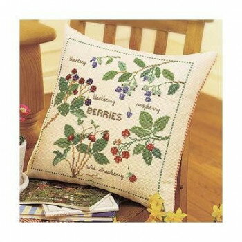 10%OFF オリムパス ししゅうキット　5969　クッションカバー　庭のベリー　 送料無料 メーカー直送 代..