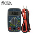 OHM デジタルマルチテスター TDX-200 送料無料 クーポン 配布中 メーカー直送 代引き・期日指定・ギフト包装・注文後のキャンセル・返品不可 欠品の場合、納品遅れやキャンセルが発生します